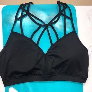 Strappy sports bra